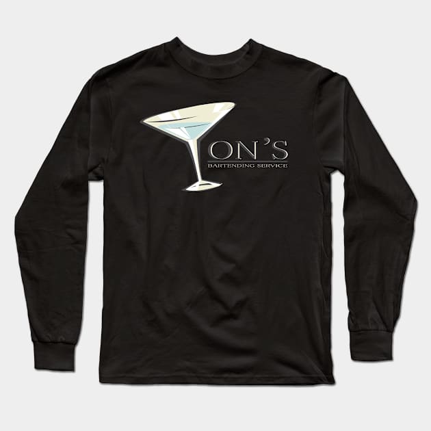 Yon's Bartending Service Long Sleeve T-Shirt by YonsBartendingService